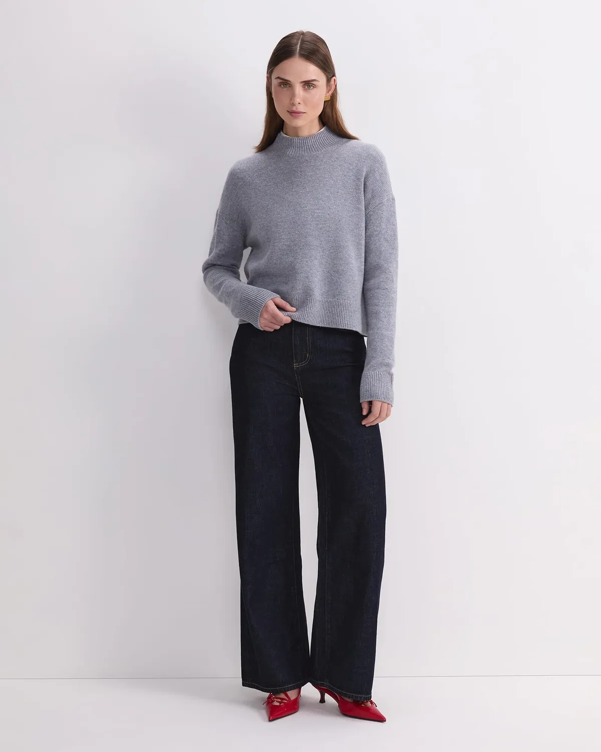 Sportscraft Pearl Relaxed maglione lana cashmere girocollo