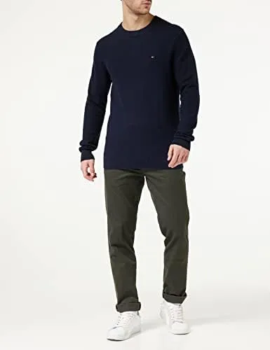 Tommy Cross Structure Crew Neck MW0MW29035 maglione uomo girocollo