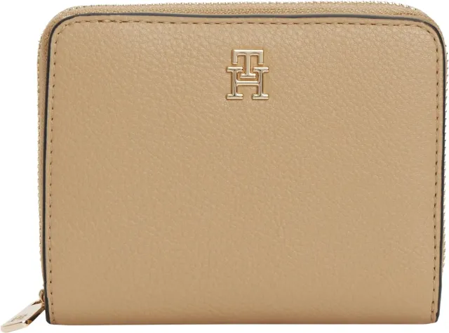 Tommy Hilfiger Icon Flap portafoglio donna beige