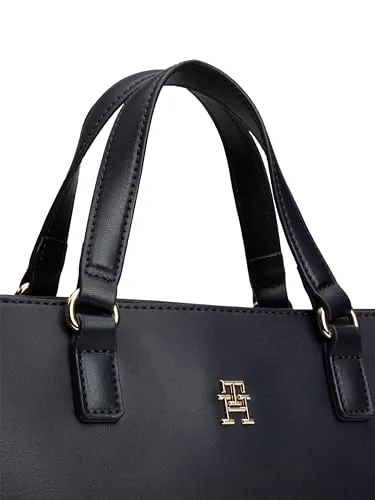Tommy Hilfiger Fresh Satchel borsa tracolla donna blu con zip