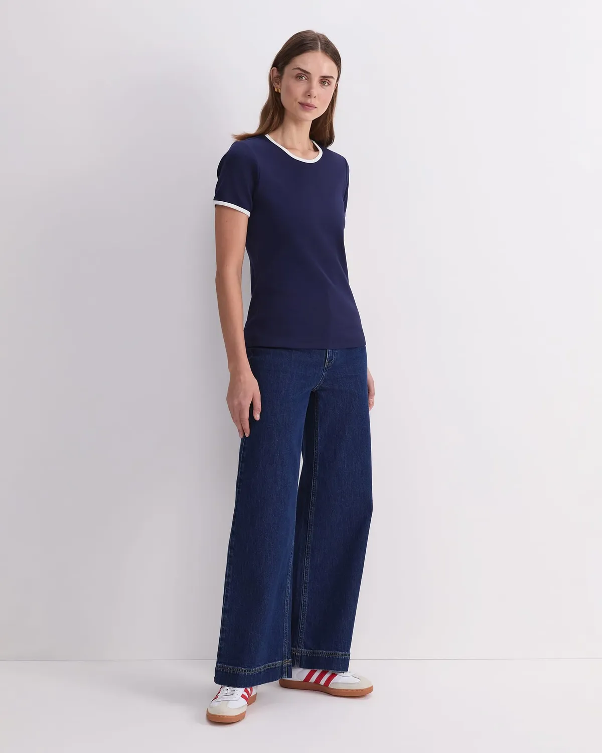 Sportscraft Staple Cotton Blend t-shirt girocollo