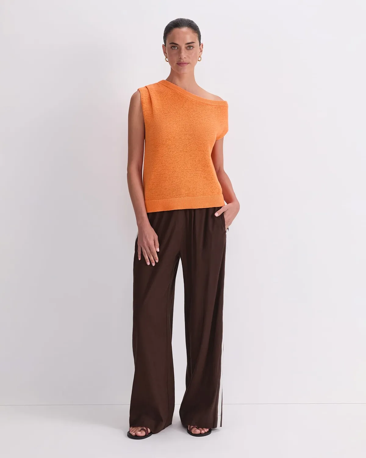 Sportscraft Josie maglione cotone scollo aperto donna