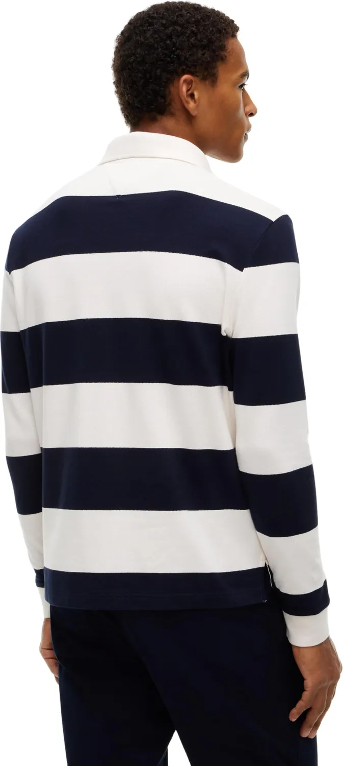 Tommy Hilfiger Rugby MW0MW44666 polo uomo maniche lunghe righe