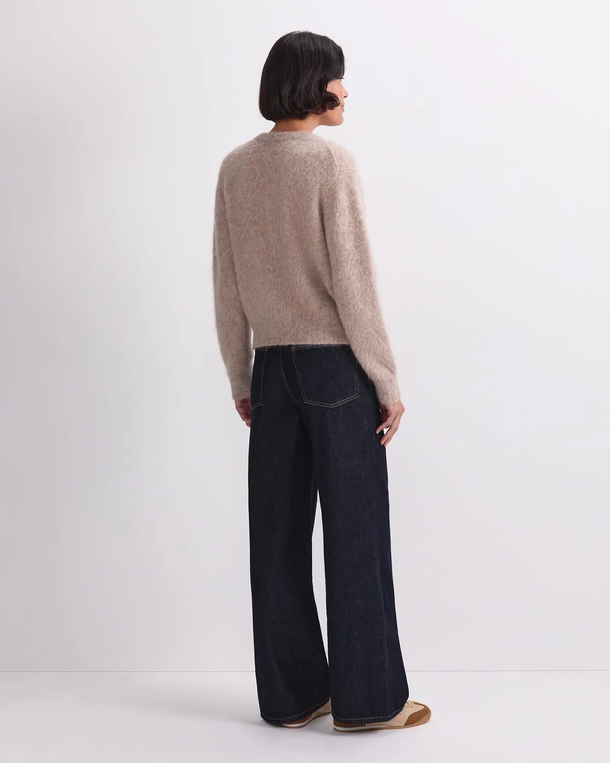 Sportscraft Alpaca Blend Cardigan cropped donna caldo