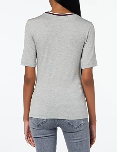 Tommy Hilfiger t-shirt donna slim fit maniche corte cotone