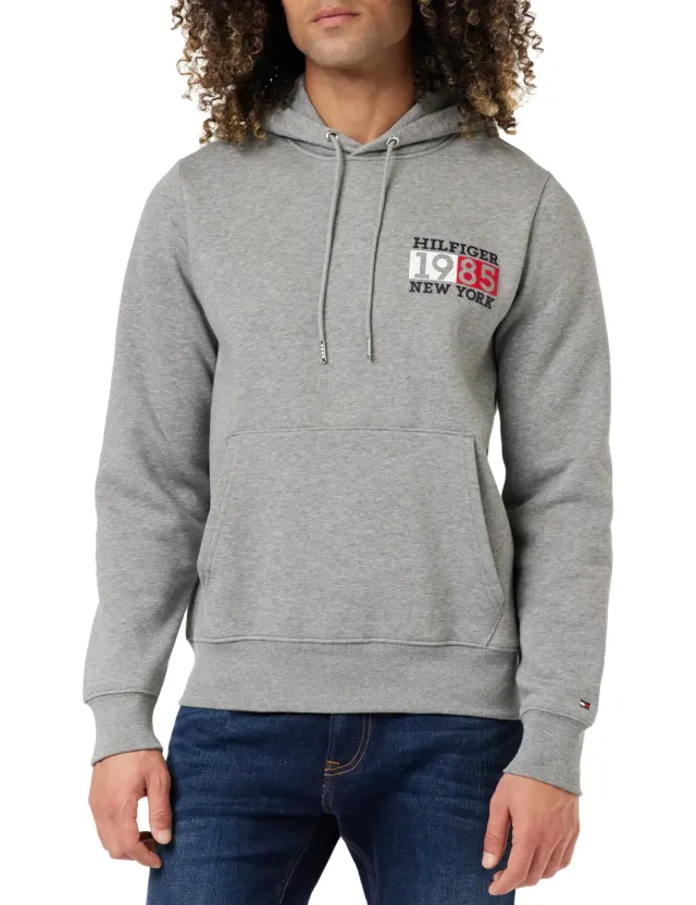 Tommy Hilfiger New York Flag Hoody felpa uomo MW0MW32681