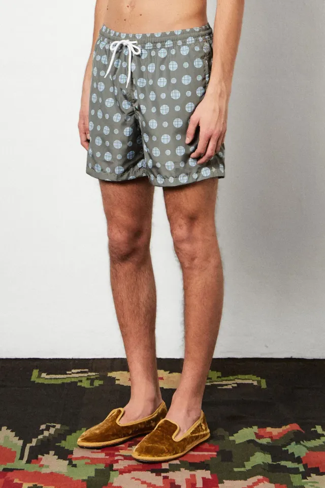 Massimo Alba Kite costume mare militare poliestere