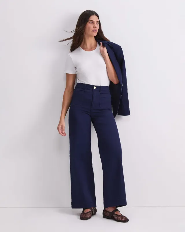 Sportscraft Nili Wide Leg Jean jeans donna stretch