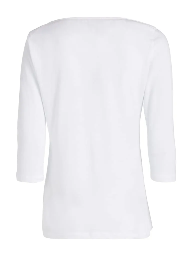 Tommy Hilfiger Heritage t-shirt donna bianco optic white