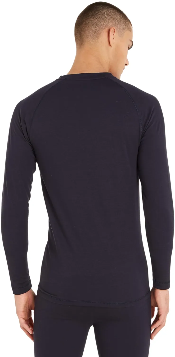 Tommy Hilfiger T-Shirt Uomo Maniche Lunghe M Blu Desert Sky