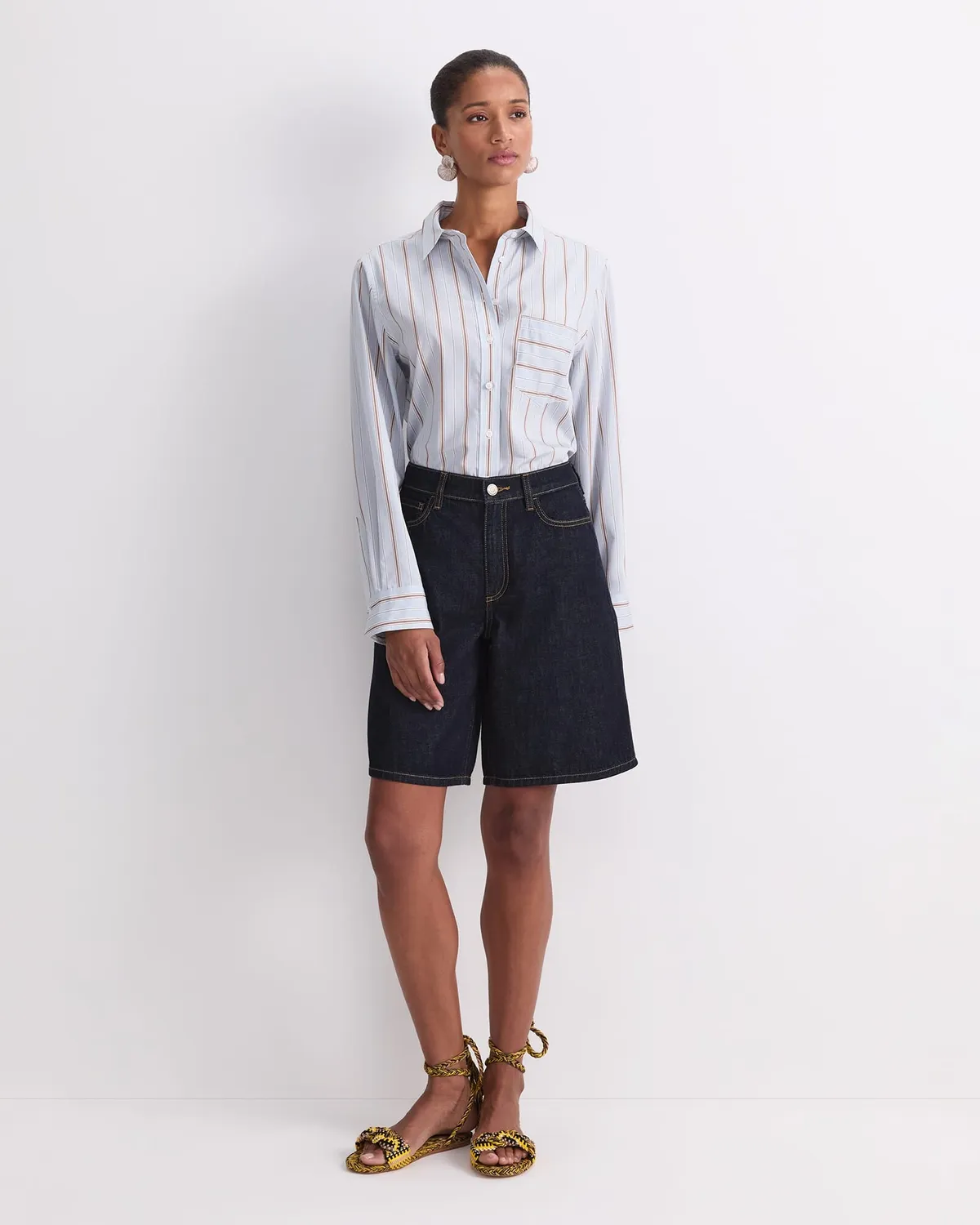 Sportscraft Allegra 120368 shorts denim al ginocchio