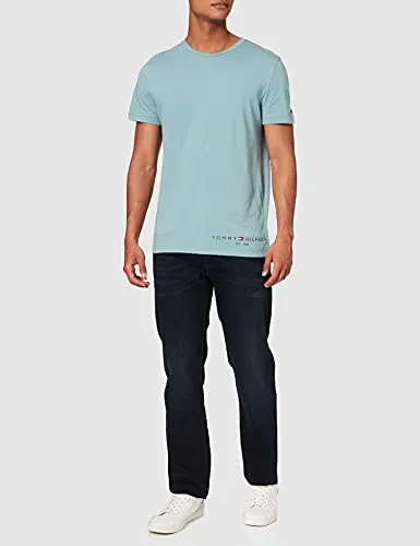 Tommy Hilfiger Denton Straight jeans uomo blu denim elasticizzato