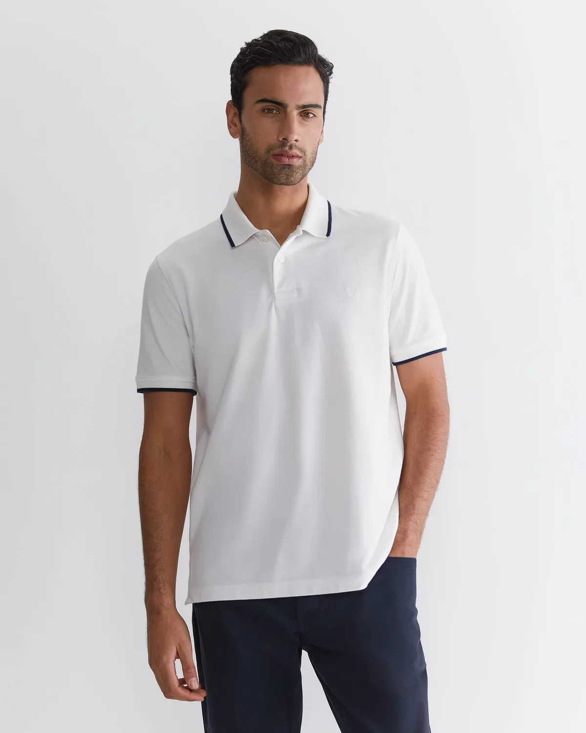 Sportscraft SC Tipped Pique Polo polo cotone piqué