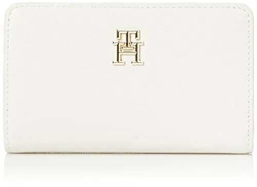 Tommy Hilfiger TH Timeless Med Bi Fold portafoglio beige