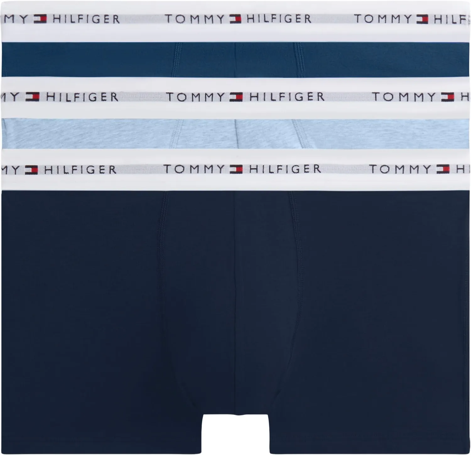 Tommy Hilfiger 3p Trunk UM0UM03889 Slip Uomo Cotone 3 Pezzi