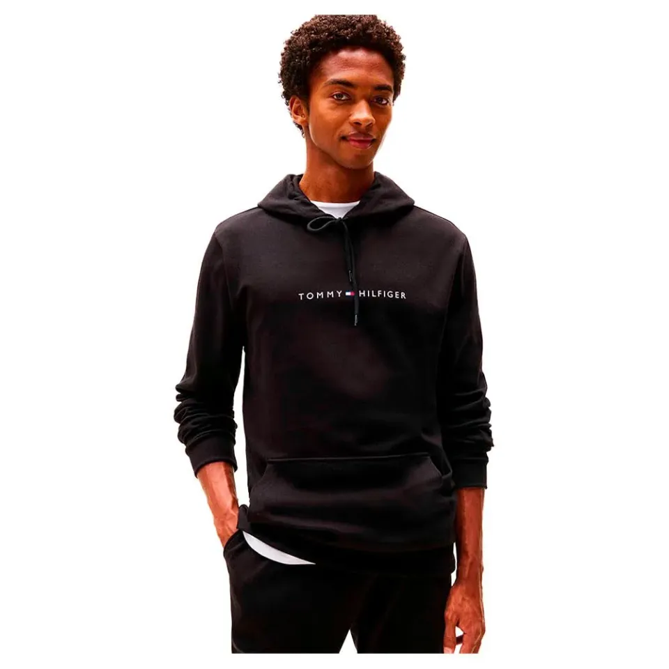 Tommy Hilfiger felpa con cappuccio regular fit S nera cotone