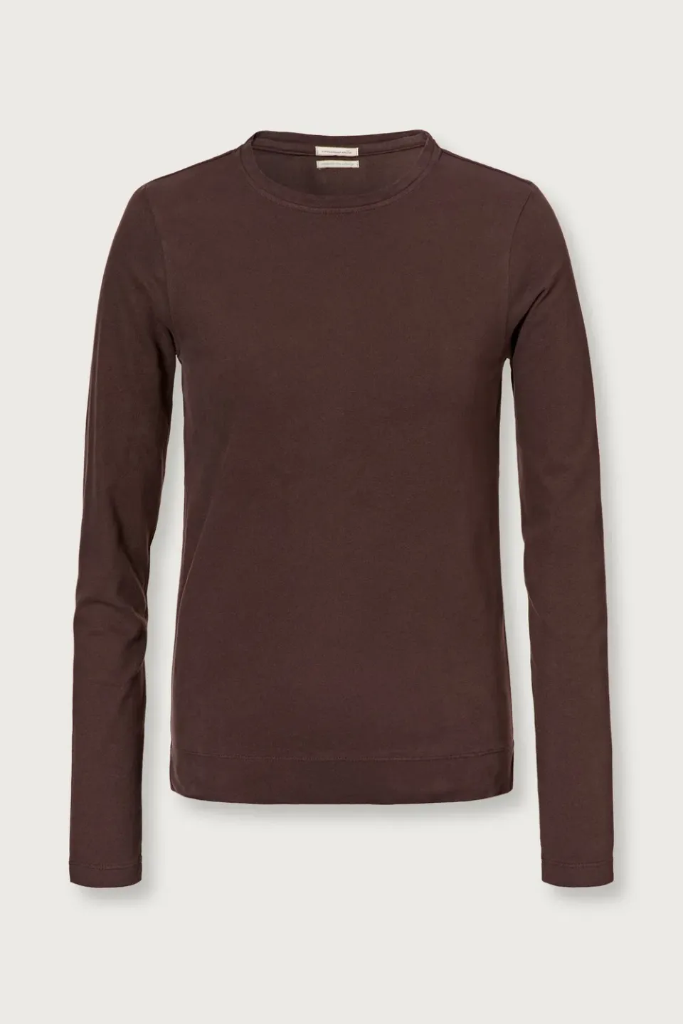 Massimo Alba Masa top cotone mahogany slim