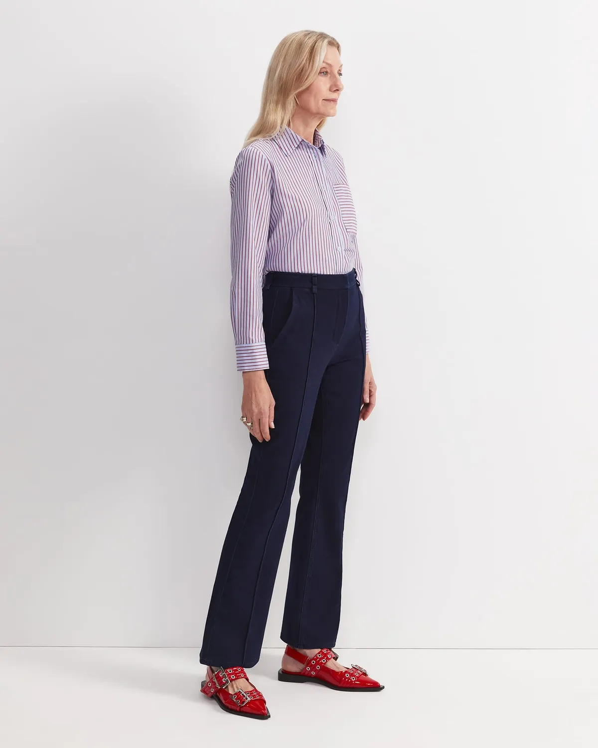 Sportscraft Nyra Pintuck pantaloni donna gamba dritta