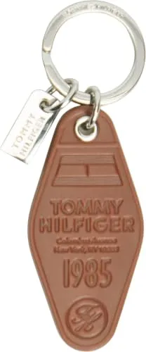 Tommy Hilfiger AM0AM14804 portachiavi pelle cognac