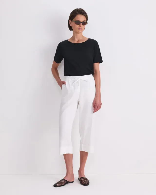 Sportscraft Rosa Crop Linen pantalone donna lino corto