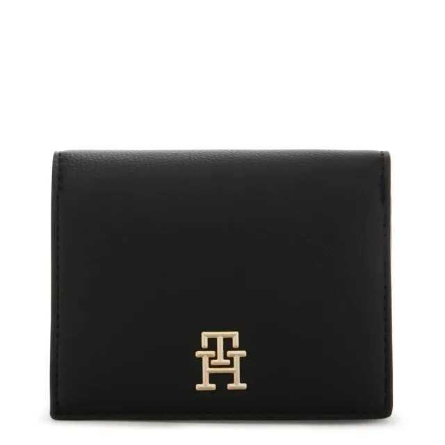 Tommy Hilfiger TH Casual Portafoglio Donna Nero 12cm