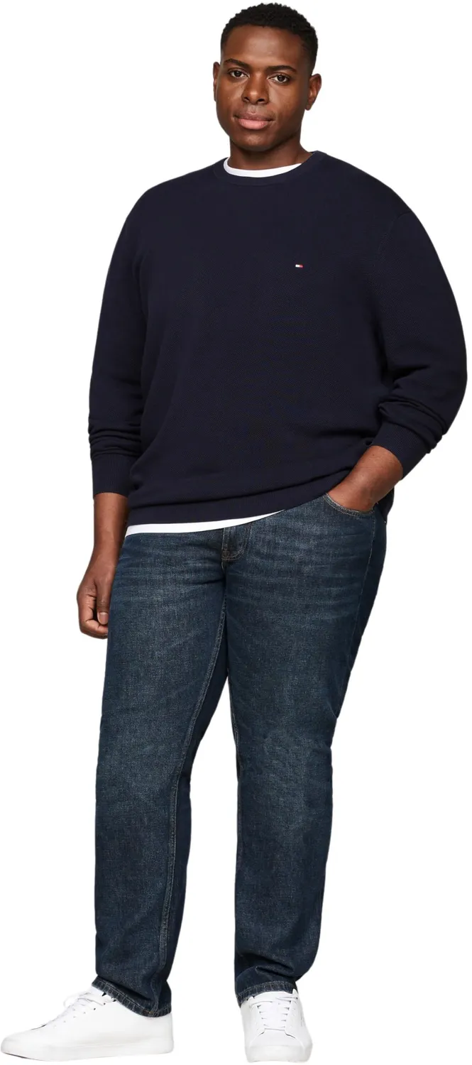 Tommy Hilfiger Essential Structure Maglione Uomo Blu Desert Sky