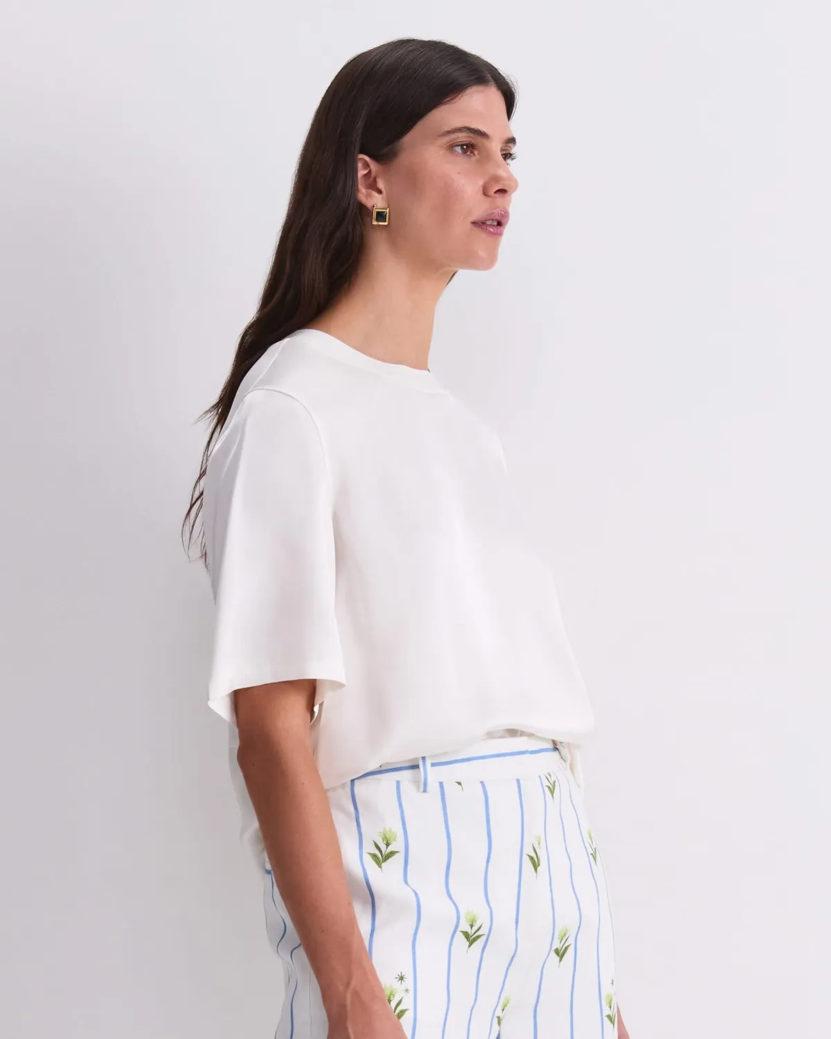 Sportscraft Isla Satin Tee maglietta raso viscosa