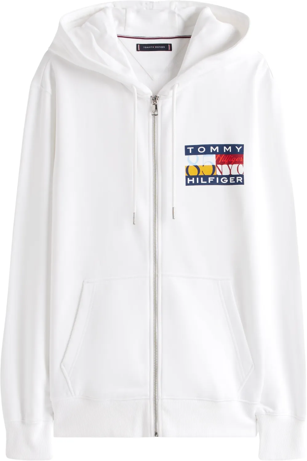 Tommy Hilfiger TH Colour Flag Zip Through MW0MW40043 felpa zip