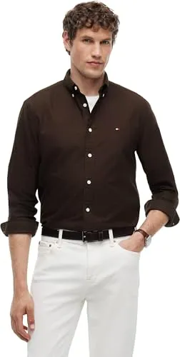 Tommy Hilfiger Heritage Oxford MW0MW35774 camicia L marrone