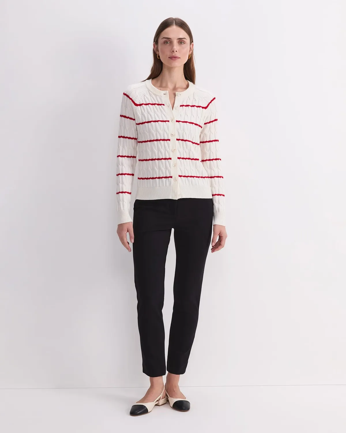 Sportscraft Merino Cable cardigan lana trecce unisex