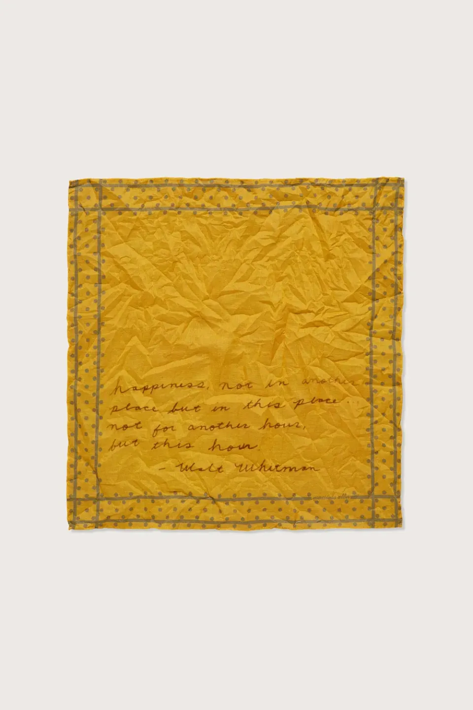 Massimo Alba Hanky1 pochette cotone Army 45x45