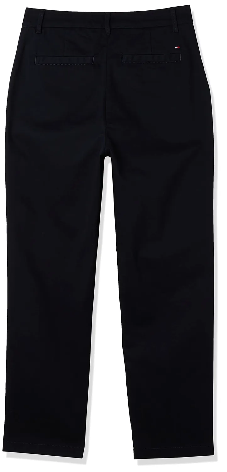 Tommy Hilfiger Cotton Straight WW0WW35694 pantaloni donna cotone dritti