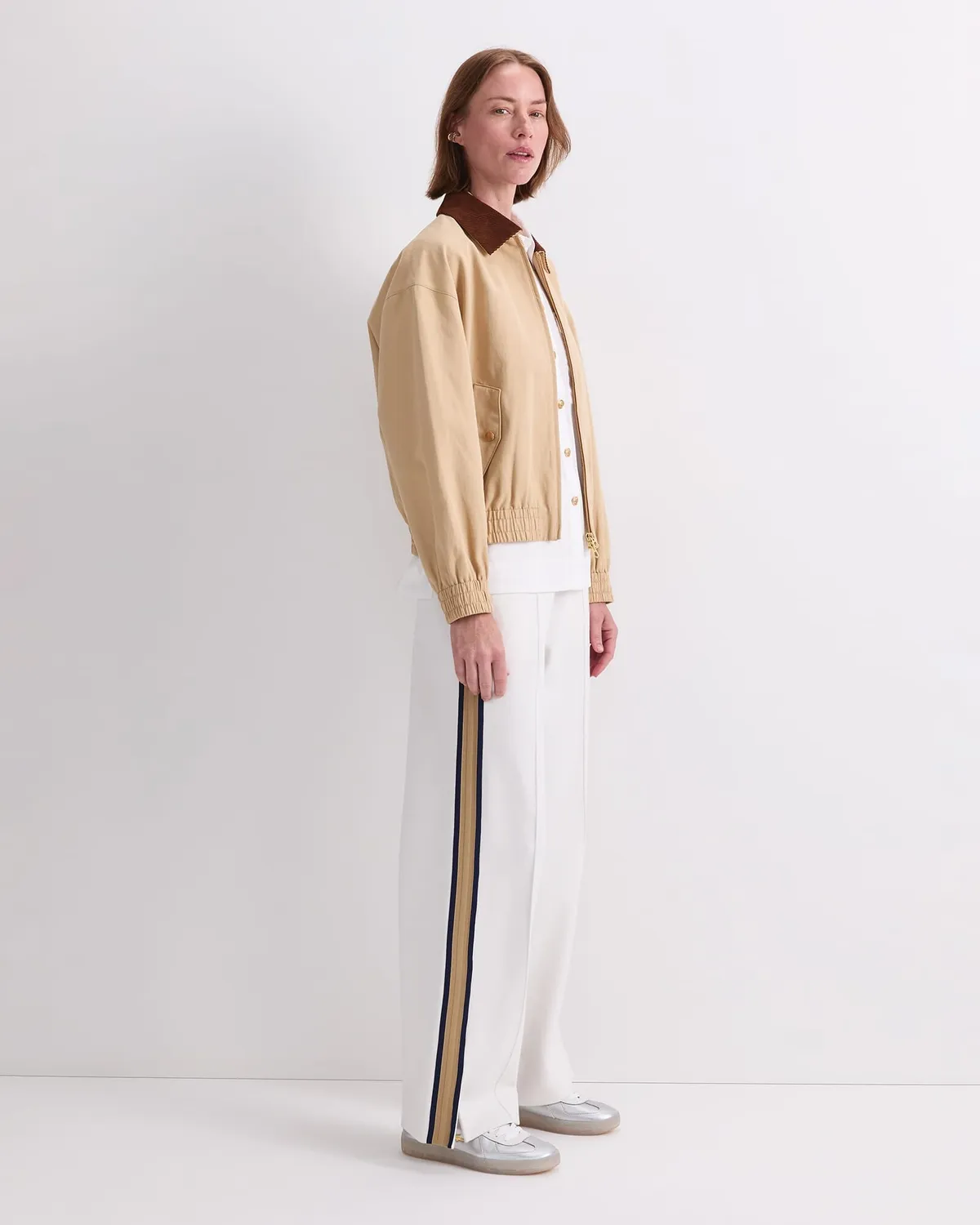 Sportscraft Tate Bomber giacca leggera lino