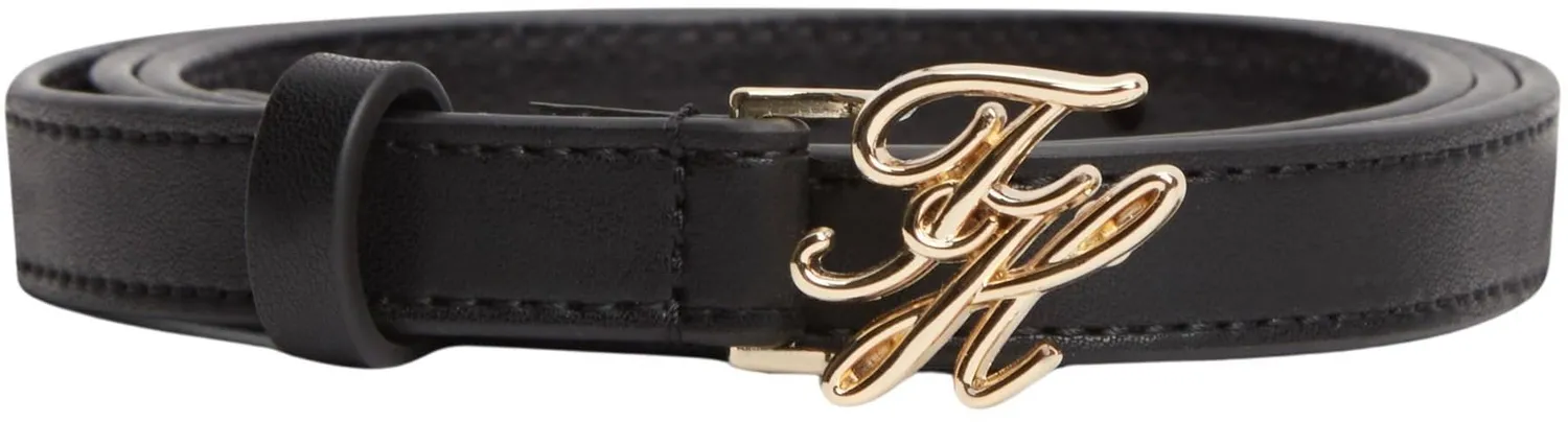 Tommy Hilfiger Th Script Cintura Donna 95cm Nera