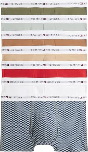 Tommy Hilfiger UM0UM03894 boxer trunk uomo 7 pezzi fantasia