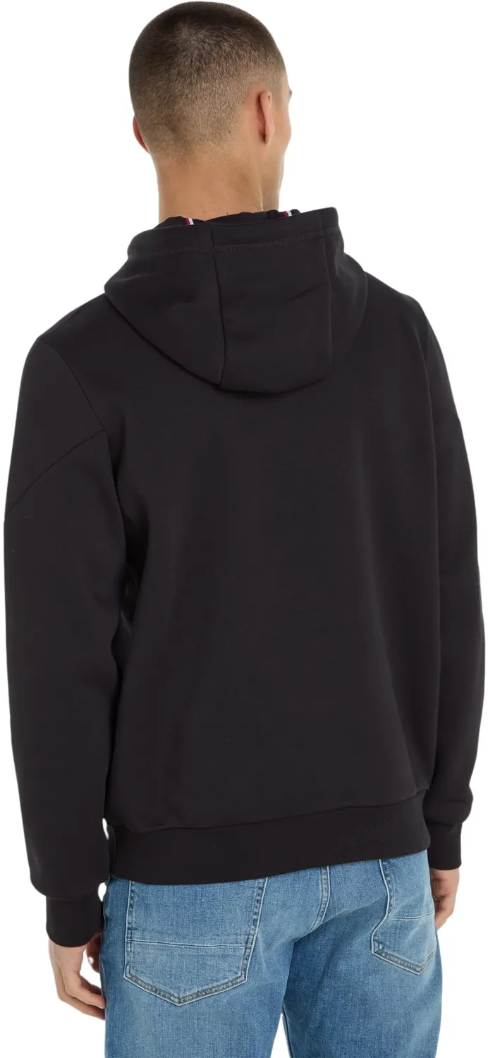 Tommy Hilfiger felpa con cappuccio uomo tinta unita L