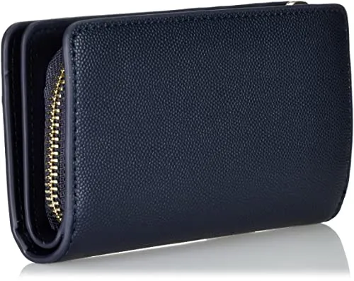 Tommy Hilfiger TH Timeless Med Bi Fold Grande portafoglio donna blu PU