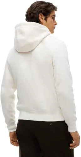 Tommy Hilfiger Tommy Logo felpa con cappuccio Ivory Petal M cotone
