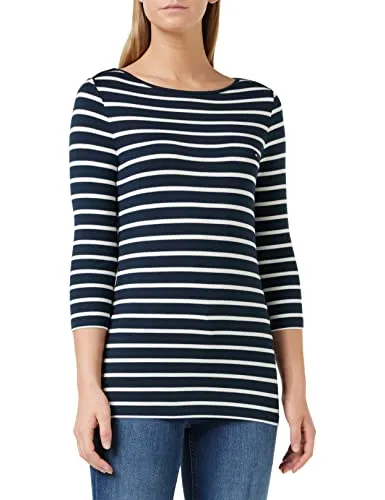 Tommy Hilfiger Heritage Top Maglia Donna Scollo Barca Righe