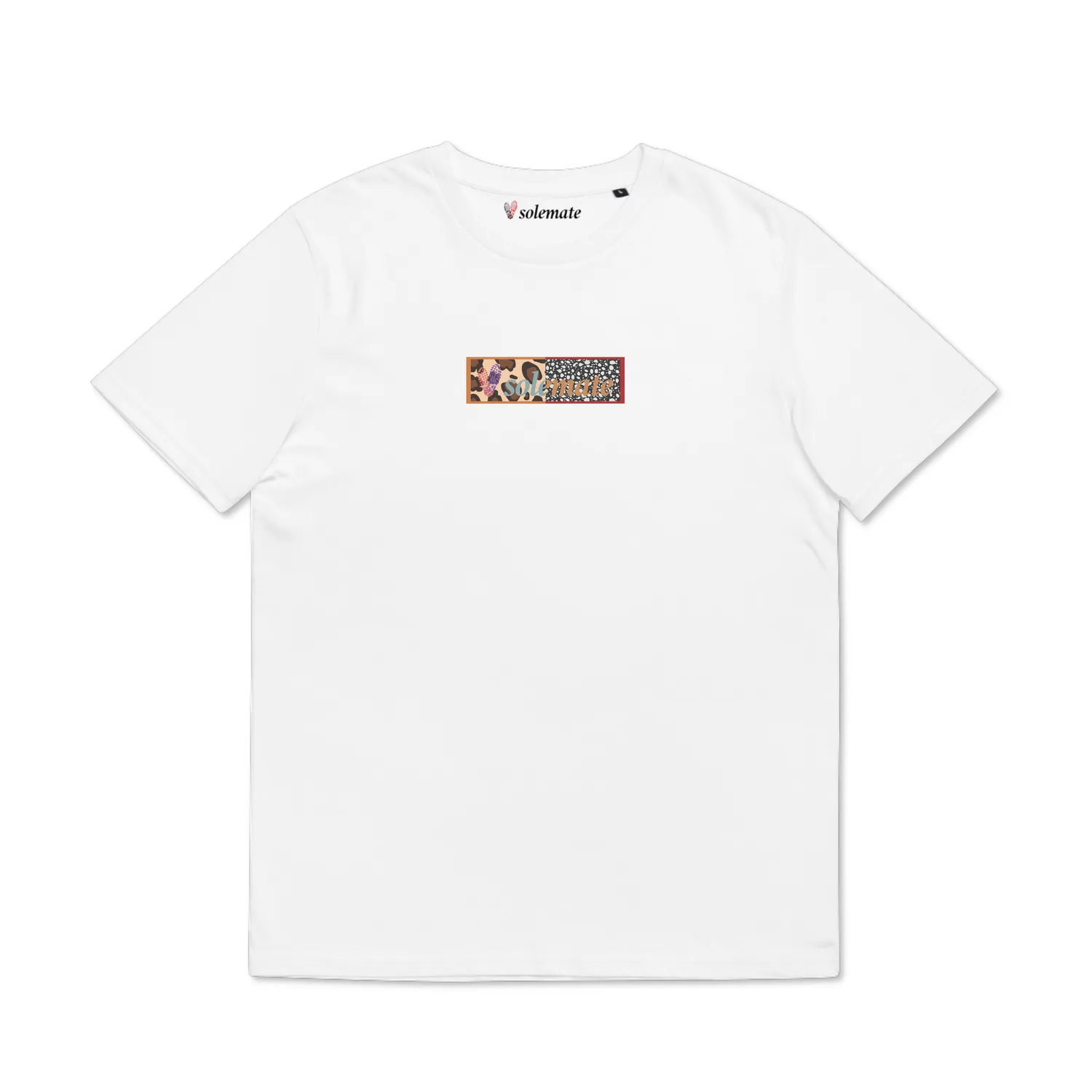 Solemate Safari Mix Box Logo t-shirt rosa polvere cotone organico