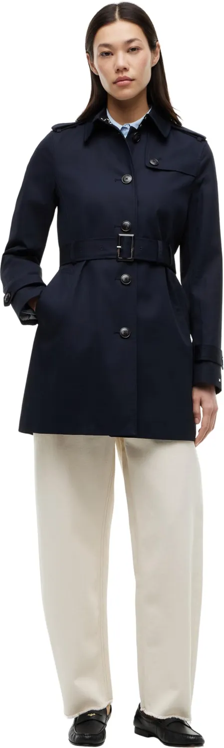 Tommy Hilfiger Heritage Trench Donna Single Breasted Beige
