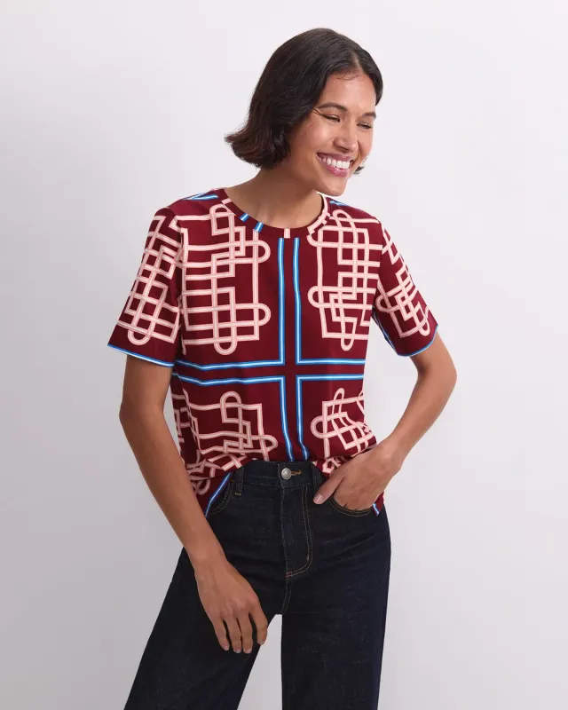 Sportscraft Rhodes Mercerised Tee maglietta cotone elasticizzato