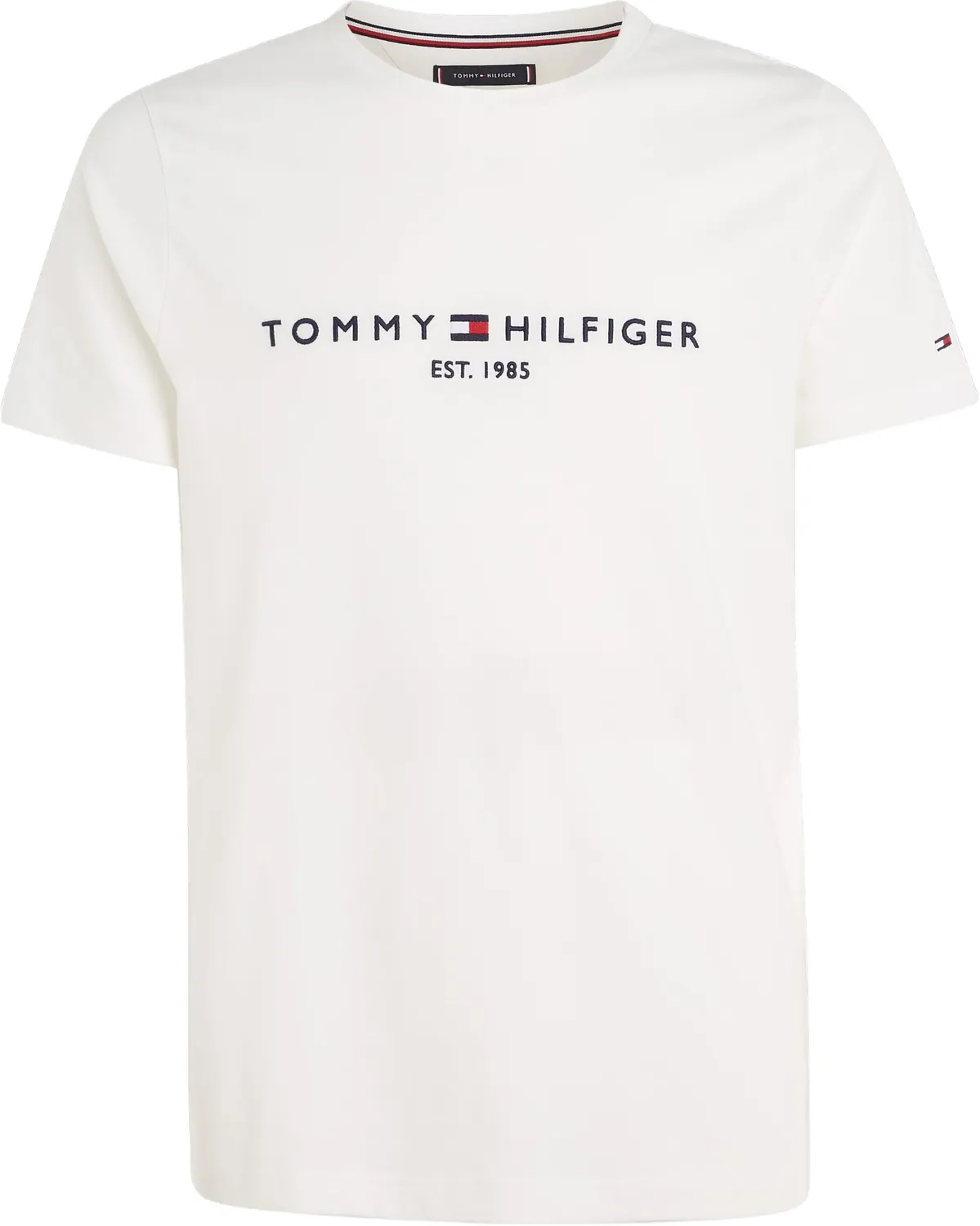 Tommy Hilfiger Core Logo t-shirt uomo nera cotone