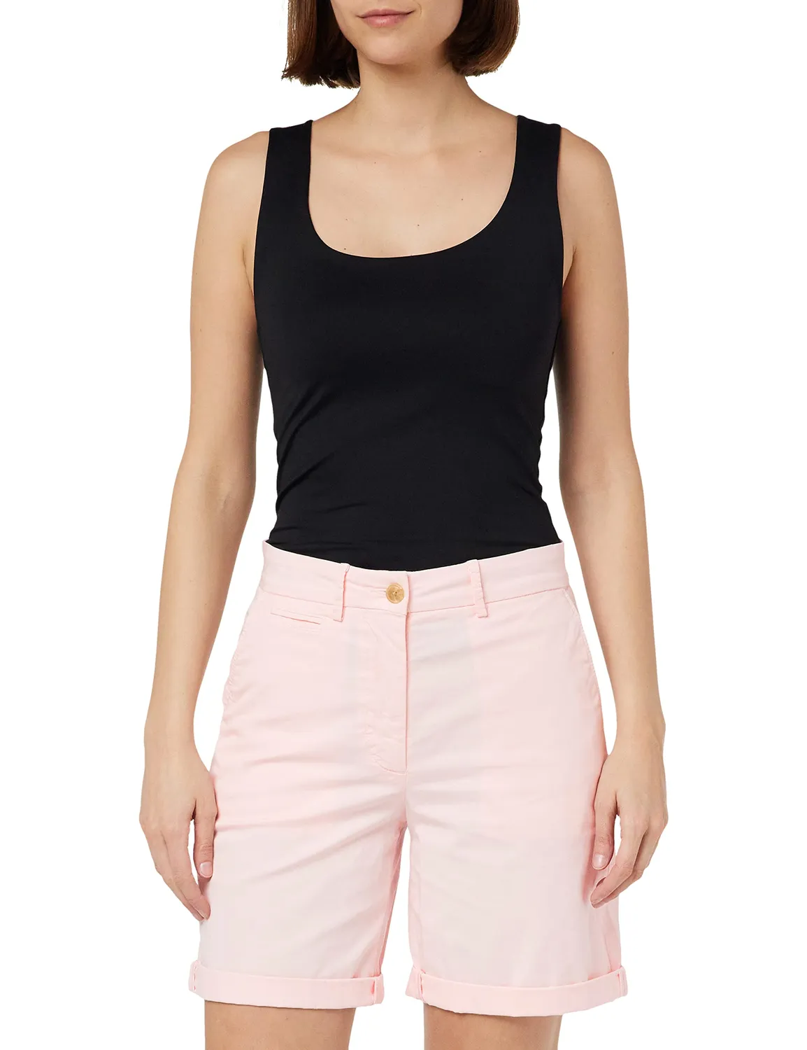 Tommy Hollywood Chino Shorts Donna 9" Twill Blu