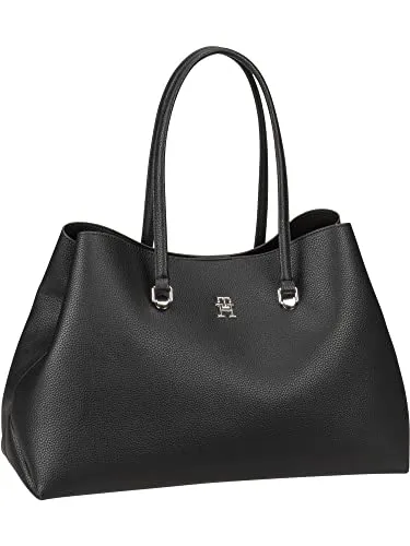 Tommy Hilfiger TH Emblem borsa lavoro donna pelle