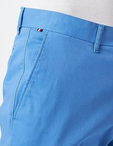 Tommy Hilfiger Cotton Chinos pantaloni Iconic Blue 33W/28L cotone