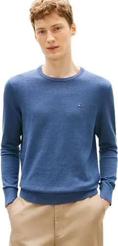 Tommy Hilfiger Essential Cotton maglione blu XL in cotone
