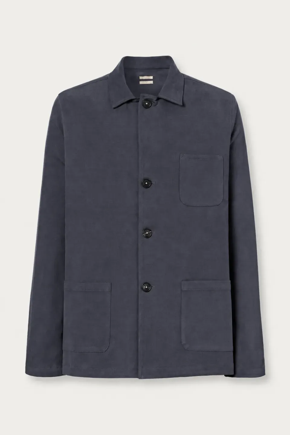 Massimo Alba Florida giacca camicia cotone dark blue