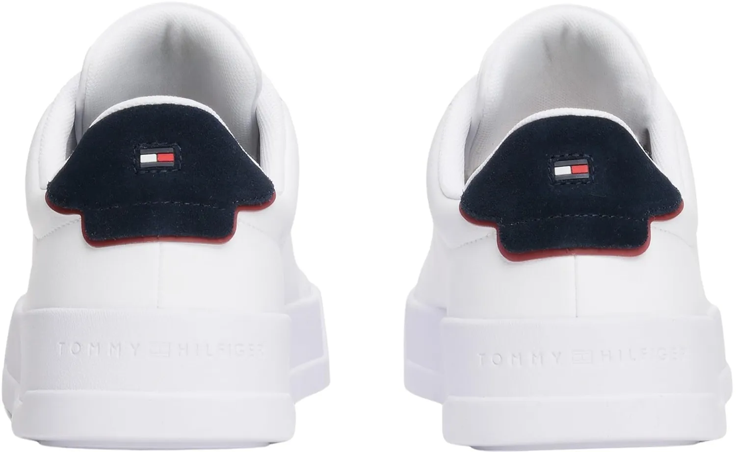 Tommy Hilfiger TH Court Sneaker Uomo Bianca 43 EU Pelle