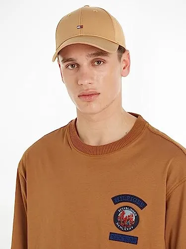 Tommy Hilfiger Essential Flag Cappello Donna Kaki